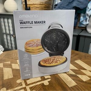 763 Ambiano Mini Waffle Maker intertek